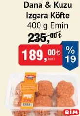 EMİN DANA&KUZU IZGARA KÖFTE 400 G